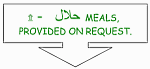 Halal Meals Provided